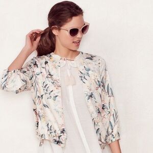 Lauren Conrad Tea Room Dream Tassle Tie Kimono Top NWT Size Large